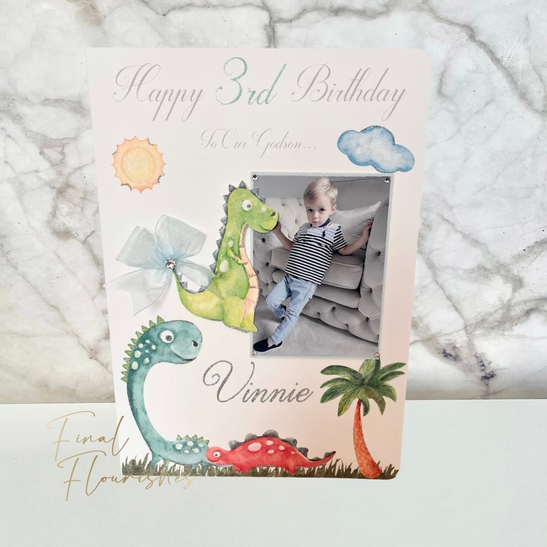 Dinosaur Photo Card