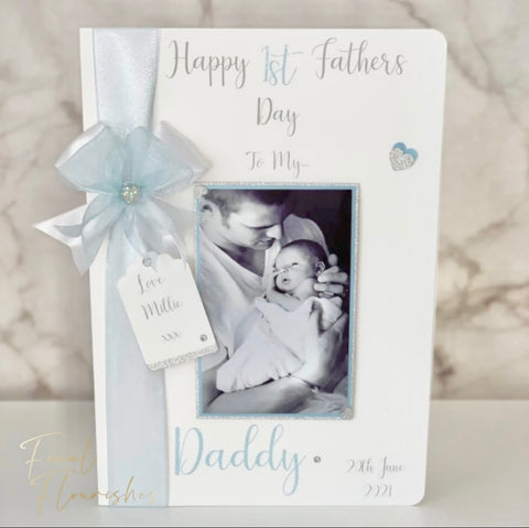 Daddy's First Father's Day Photo Card