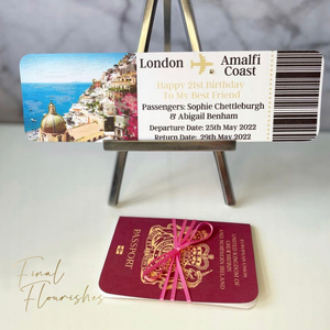 Amalfi Coast Boarding Pass