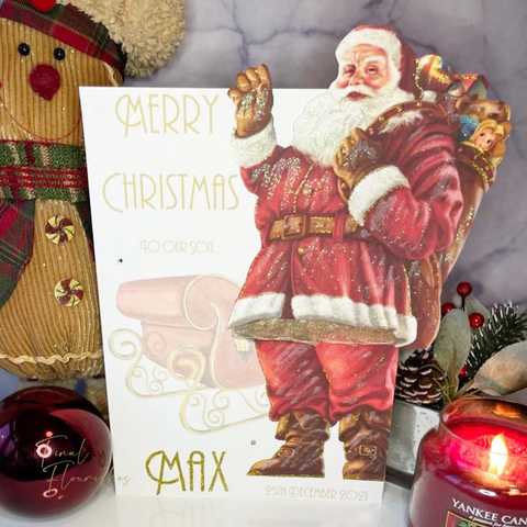 Traditional Father Christmas Pop Out Card