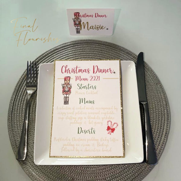 Christmas Menu Cards